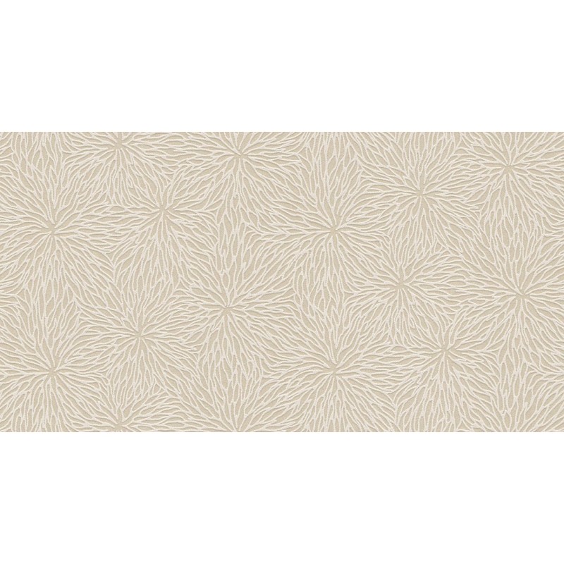 Papel Tapiz Flor de Sal con Relieve aterciopelado con estilizados cristales de sal Color Beige KS3305