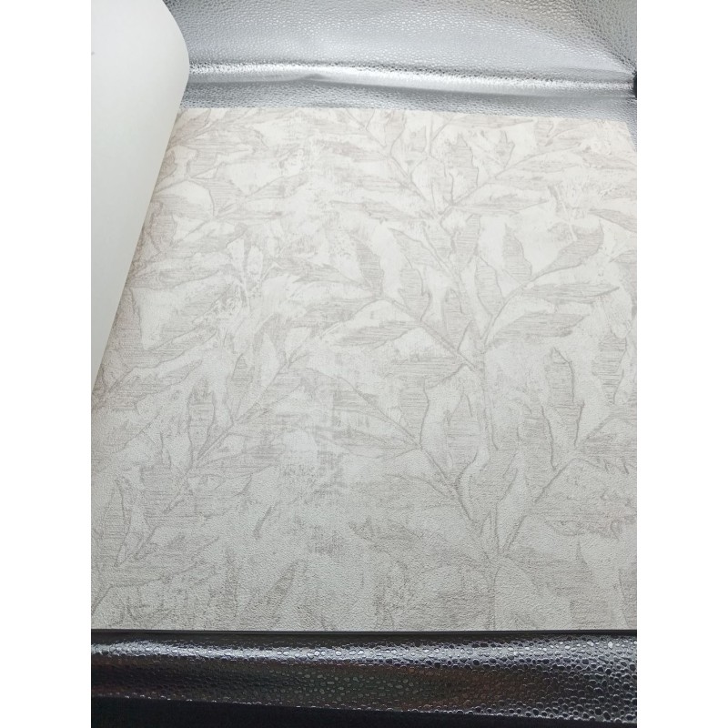 Papel Tapiz Blanco, marrón Diseño inspirado sobre combinación de elementos de la naturaleza y la industrial Rasch-FV-315004.