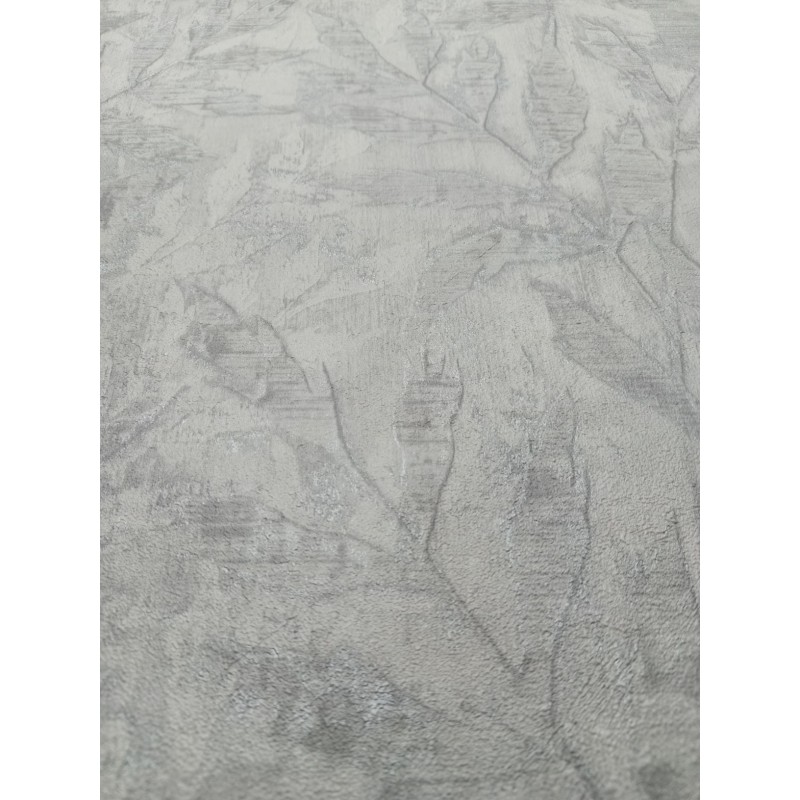 Papel Tapiz Gris, plata Diseño inspirado sobre combinación de elementos de la naturaleza y la industrial Rasch-FV-315011.